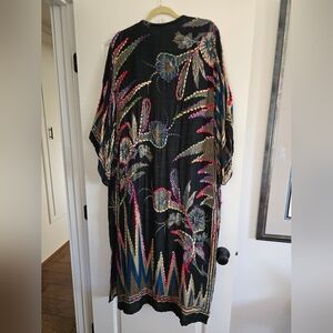 Embroidered Duster Jacket